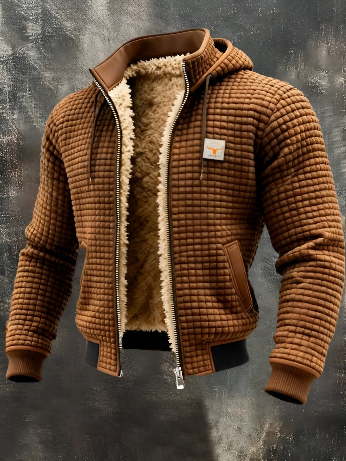 Corentin | Veste Matelassée à Capuche Sherpa