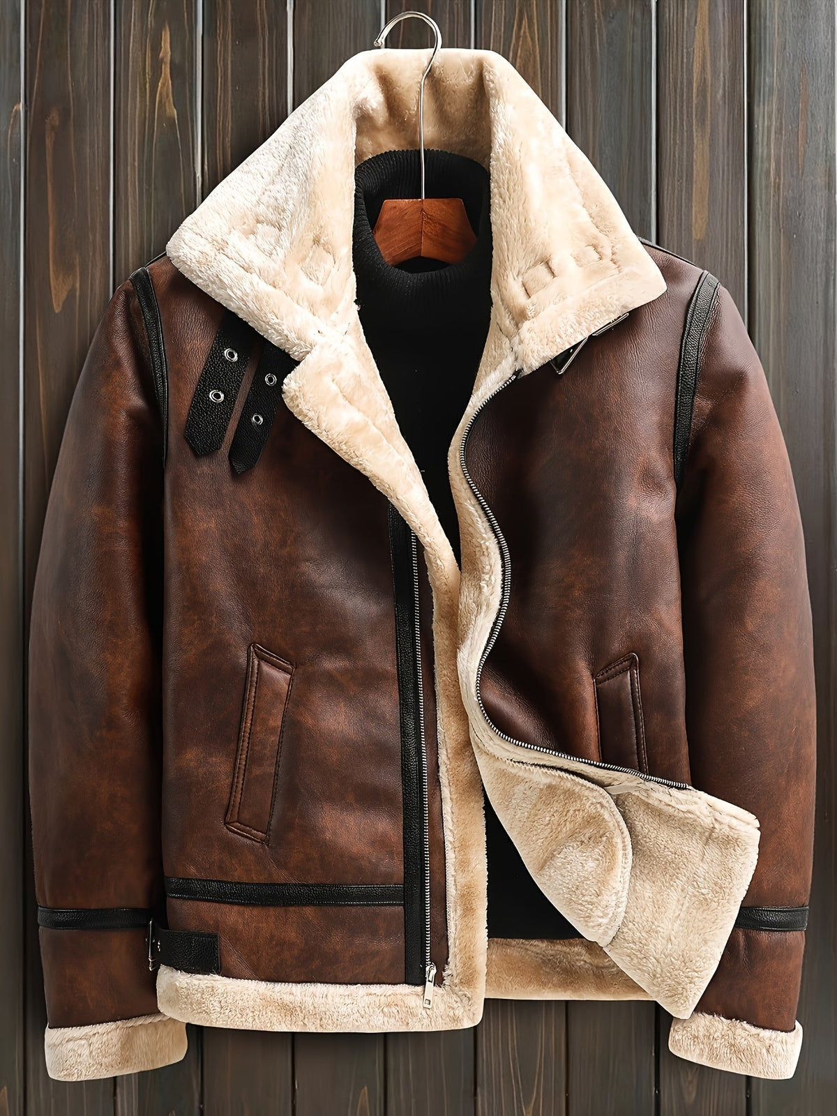 Léon | Veste Aviateur Shearling