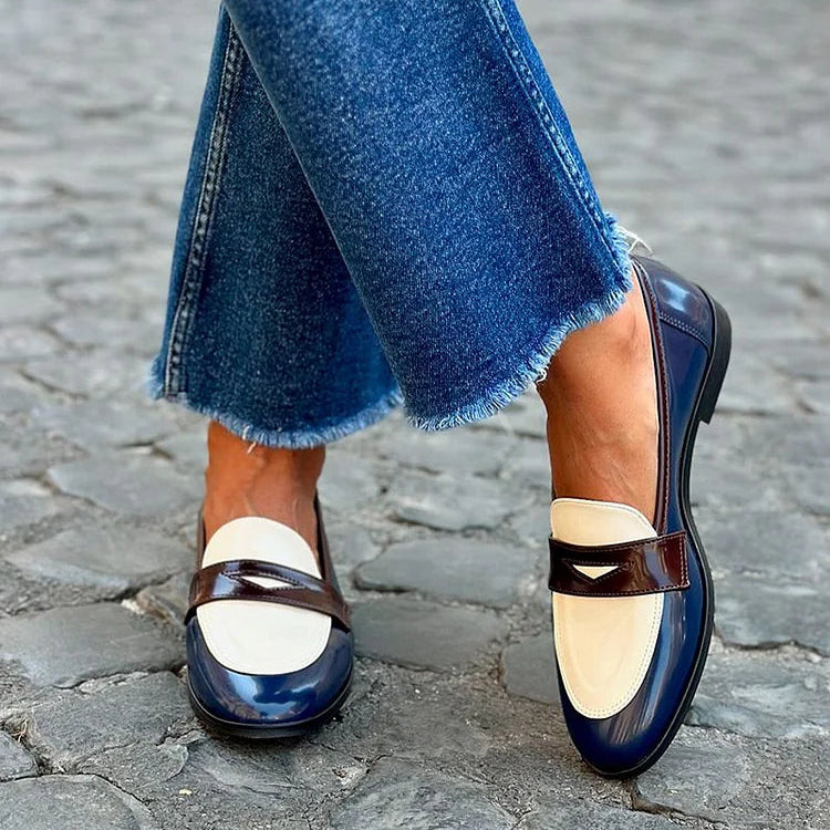 Beatrice | Two-Tone Classique Mocassin