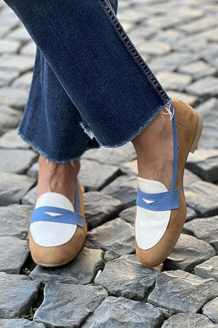 Juliana | Color-Block Mocassins