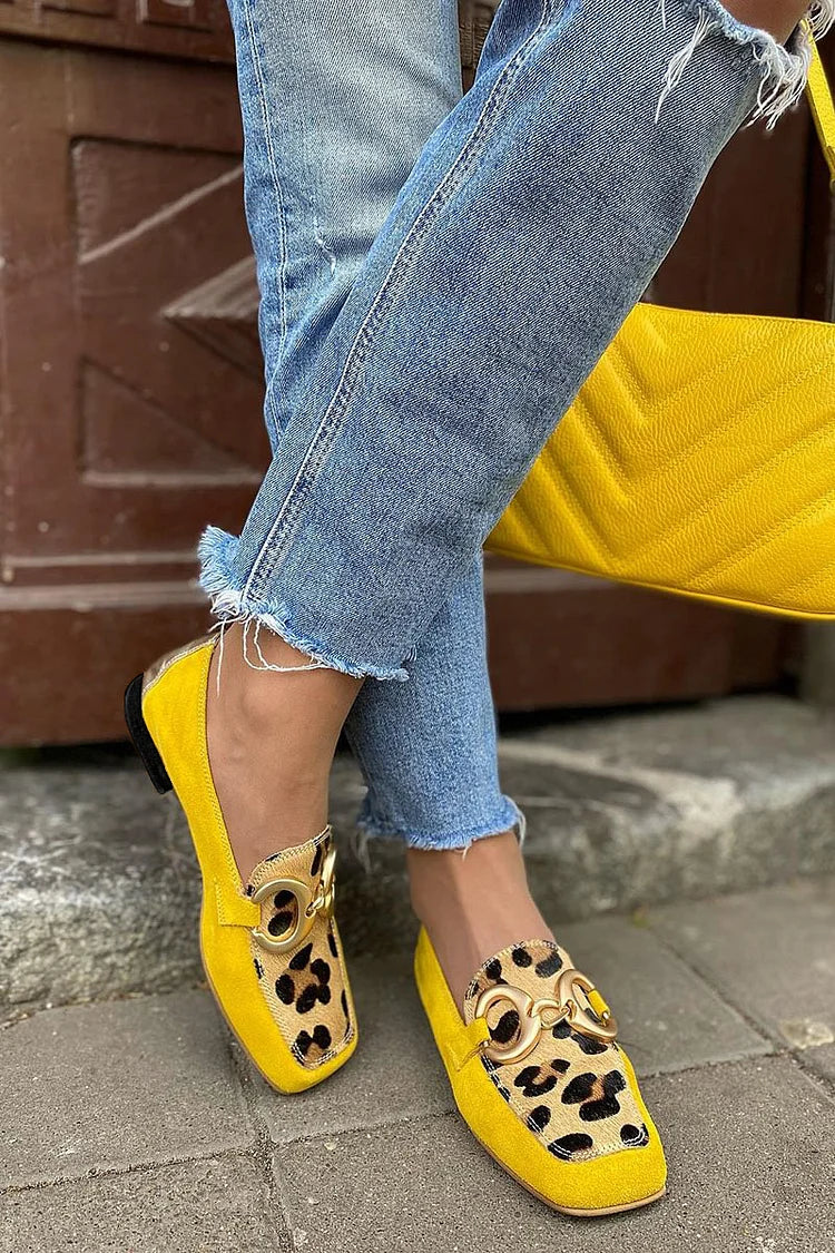 Margot | Imprimé Animal Accent Mocassins