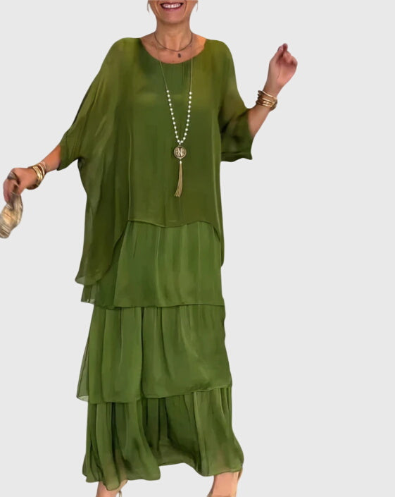 Isabella | Long Fluide Robe Longue