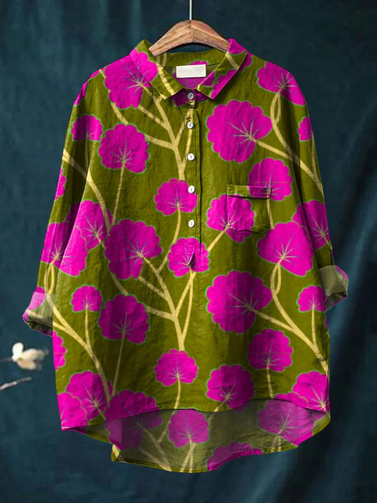 Ava | Chemise Imprimé Floral Vintage
