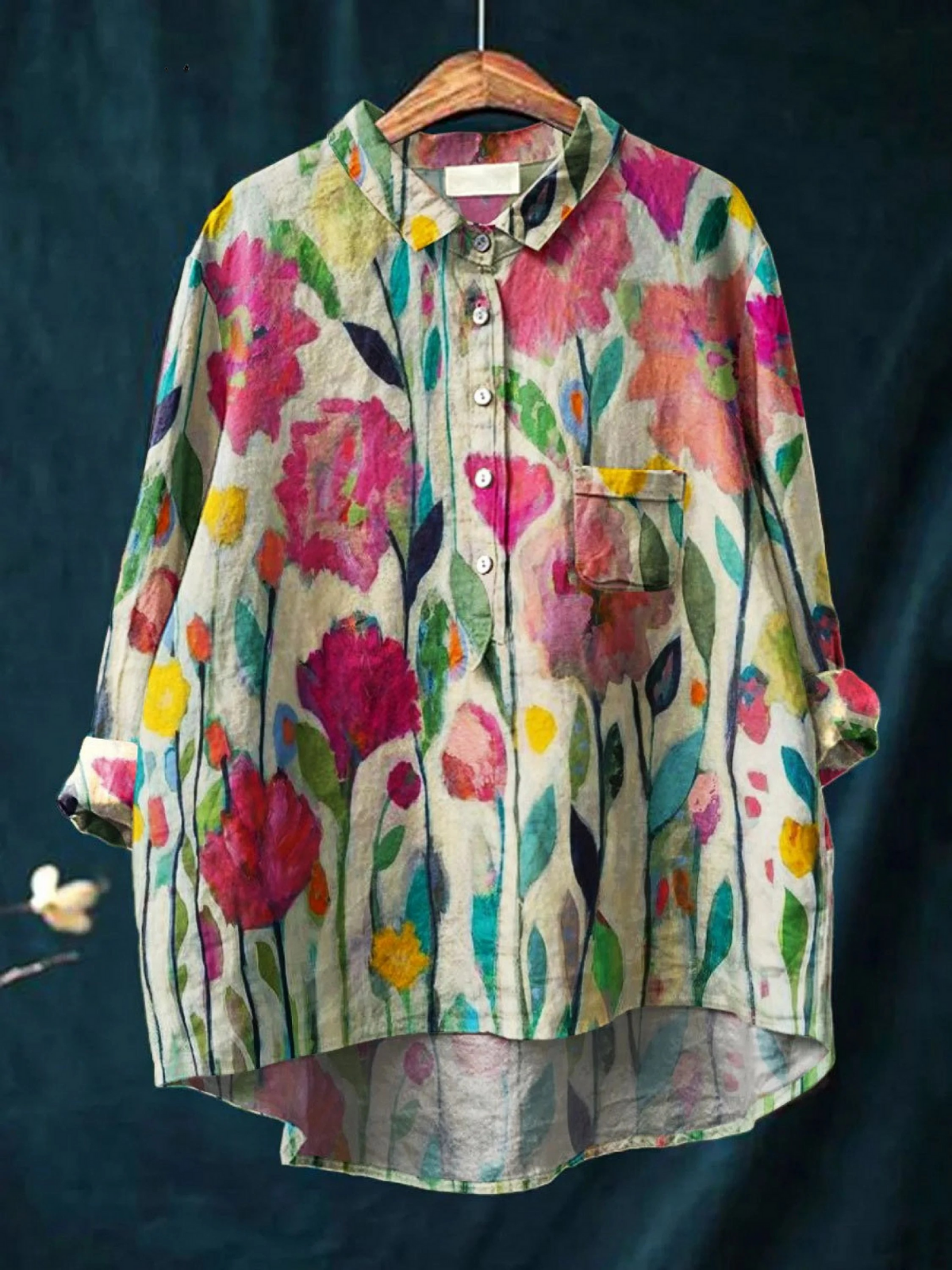 Noémie | Chemise Imprimé Fleuri Vintage