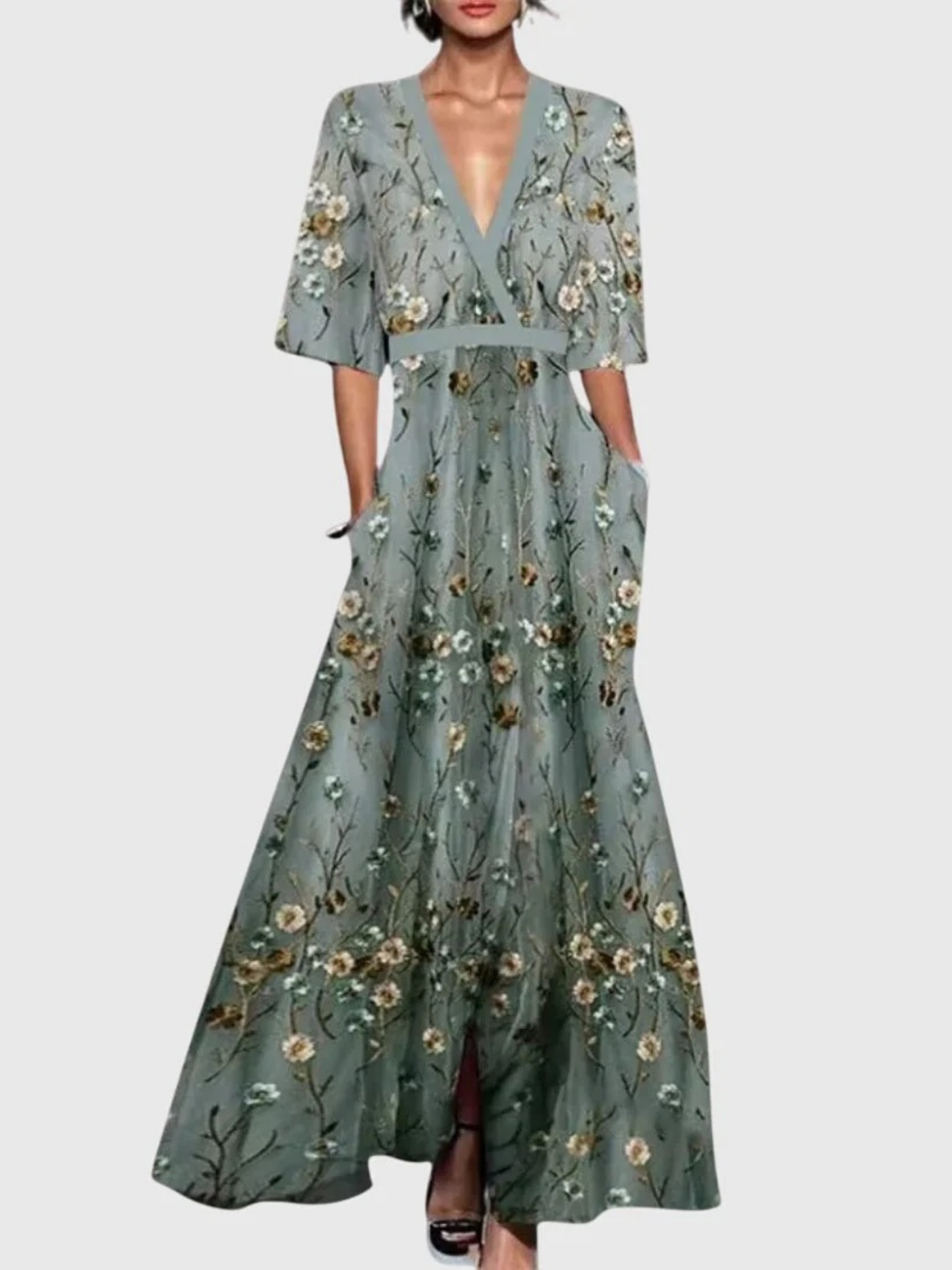 Isabella | Sans Effort Robe Mi-Longue