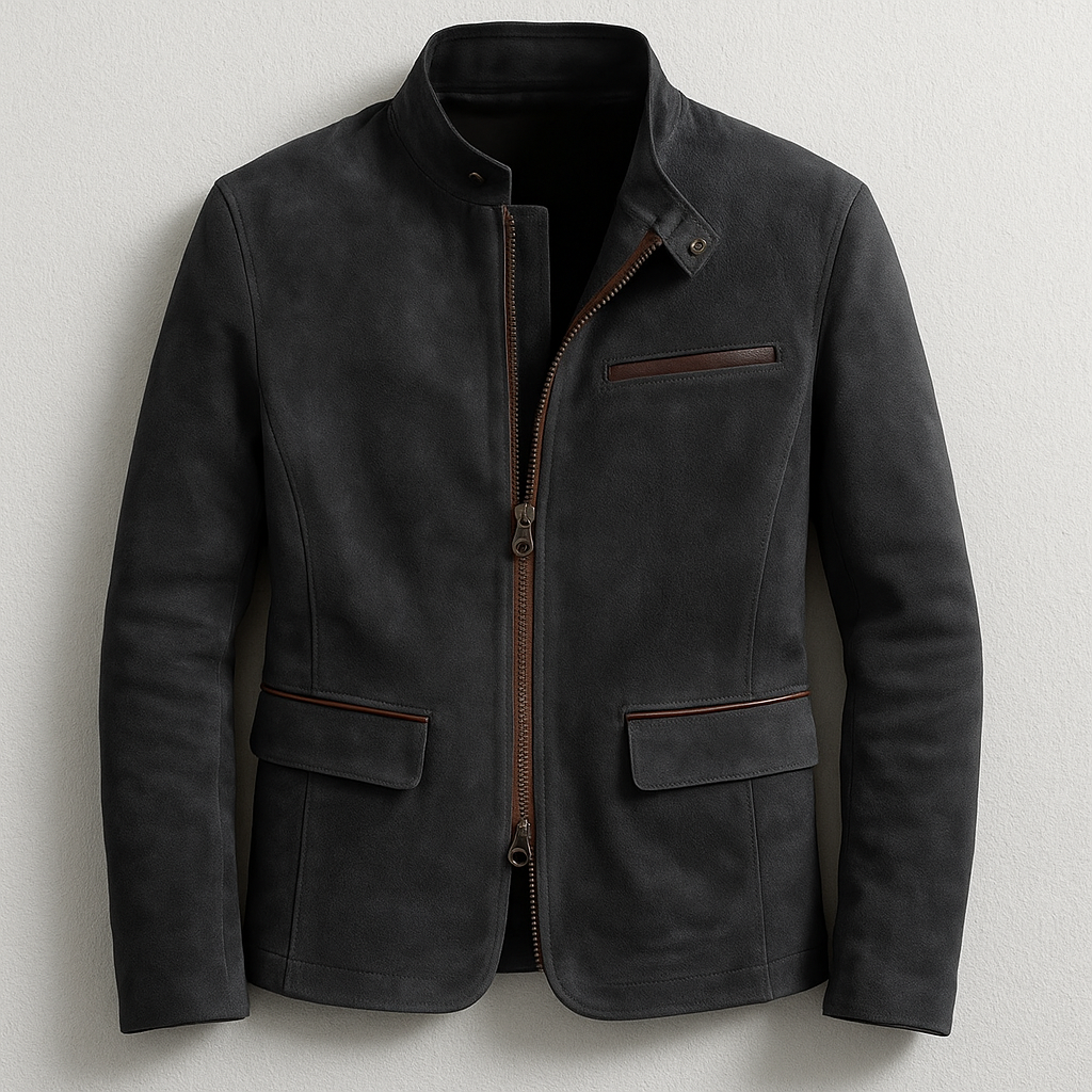 Raphaël | Veste Suédée Rustique