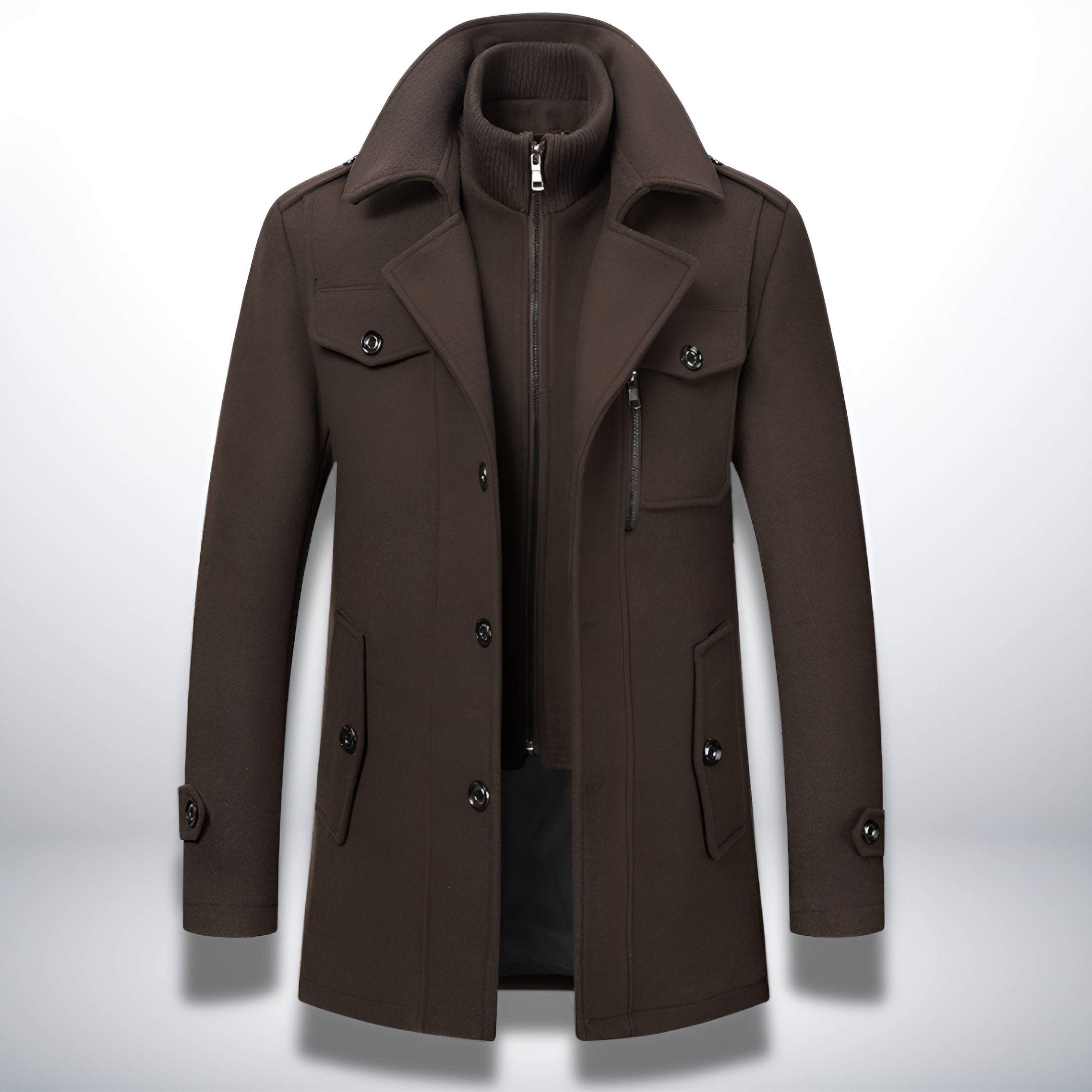Sébastien | Manteau Long Matelassé