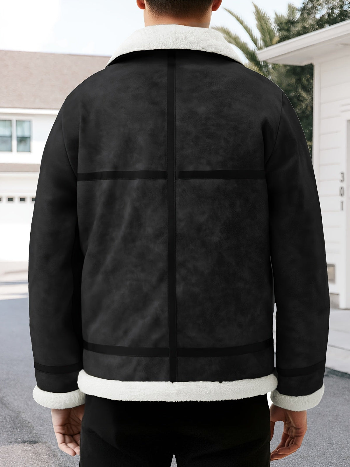 Brieuc | Blouson Aviateur Doublé Sherpa
