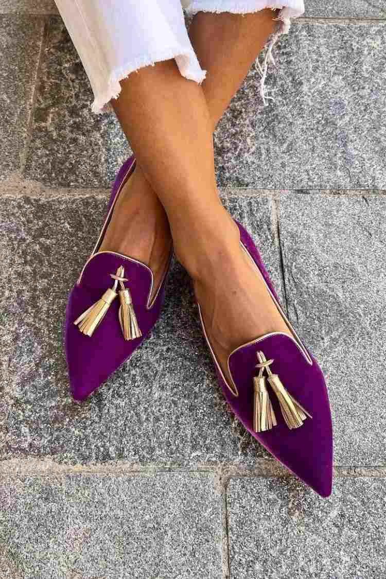 Genevieve | Gland Détail Pointed Mocassins