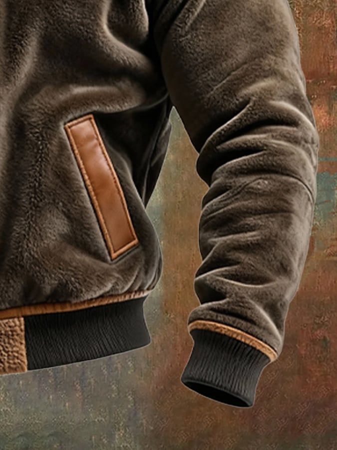 Vincent | Veste Velours Doublée Polaire