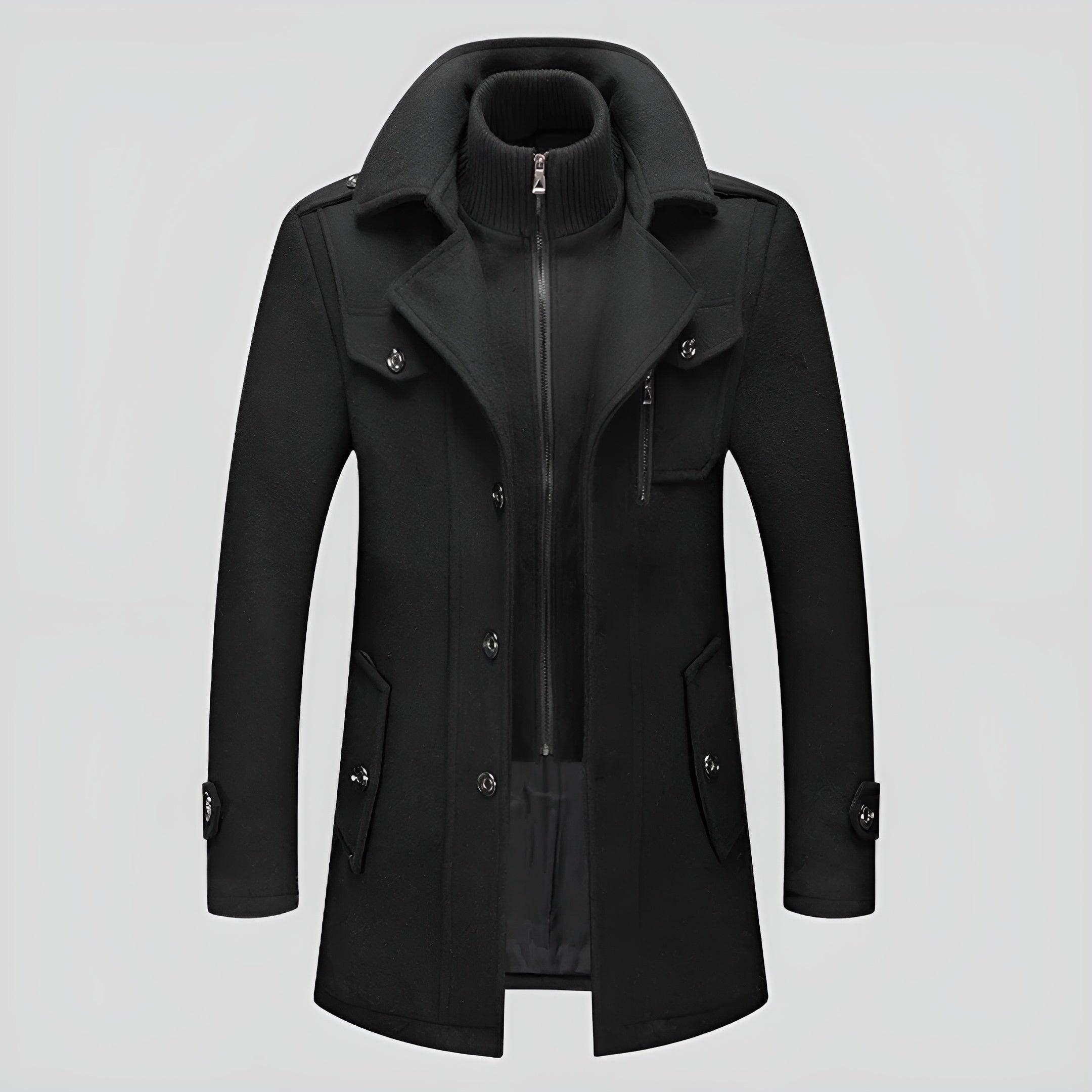 Léa | Manteau Long en Laine Premium