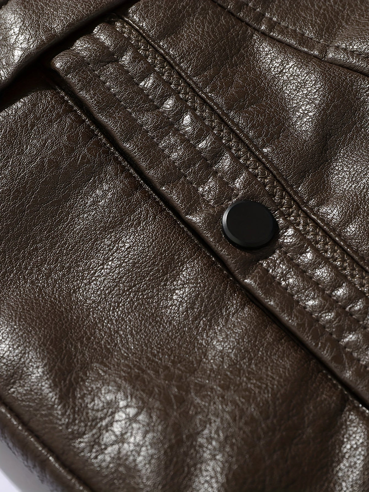 Timéo | Manteau Structuré en Cuir Doublé