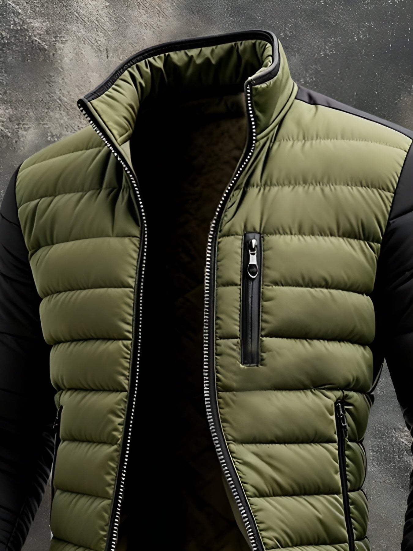 Antoine | Veste Matelassée Bicolore