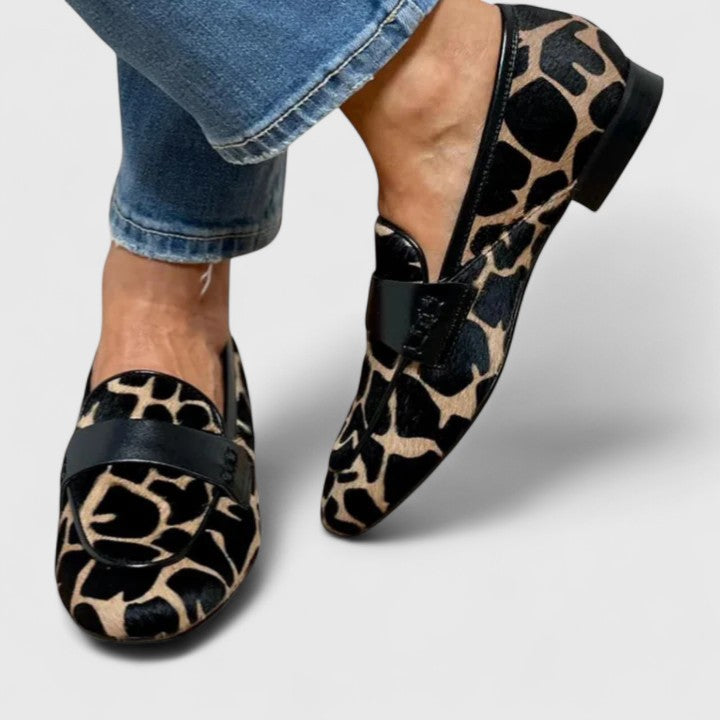 Juliette | Mocassins Orthopédiques Imprimé Animal