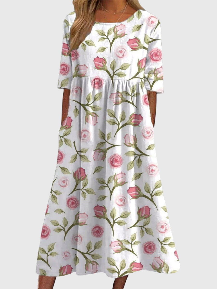 Aria | Brodé Robe Mi-Longue