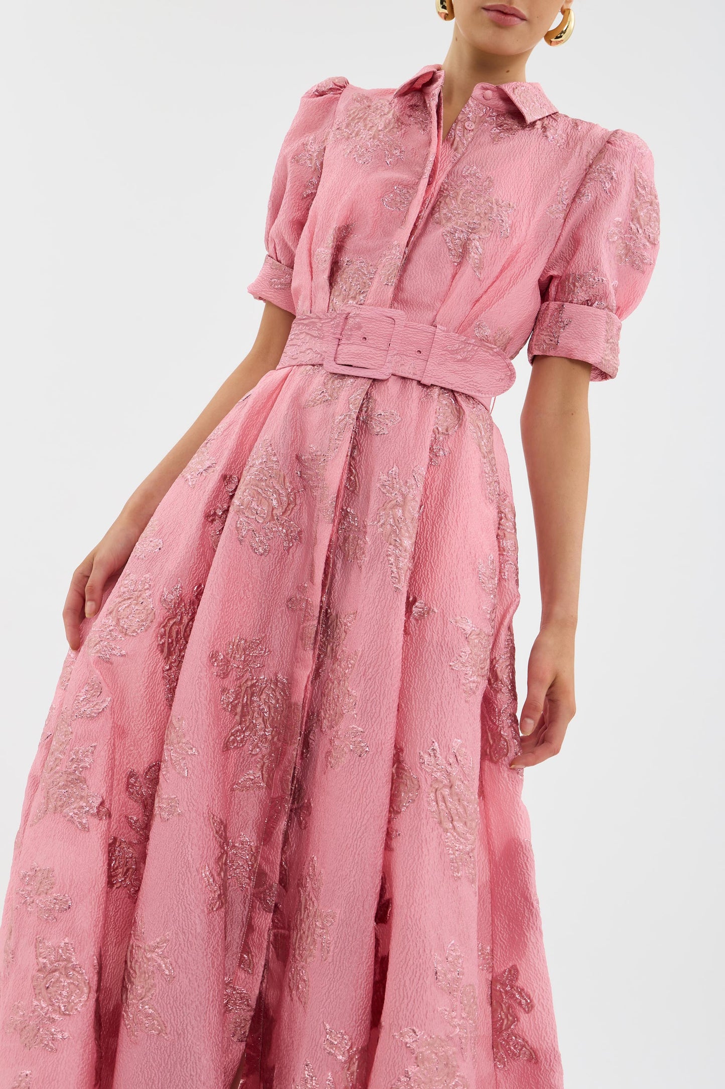 Isabella | Puff Sleeve Robe Courte