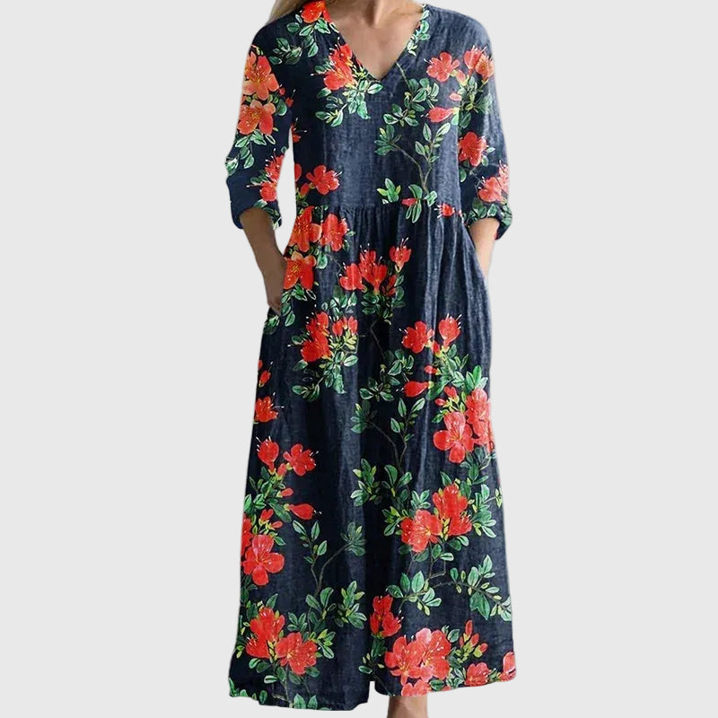Margot | Robe Maxi Fluide Élégante