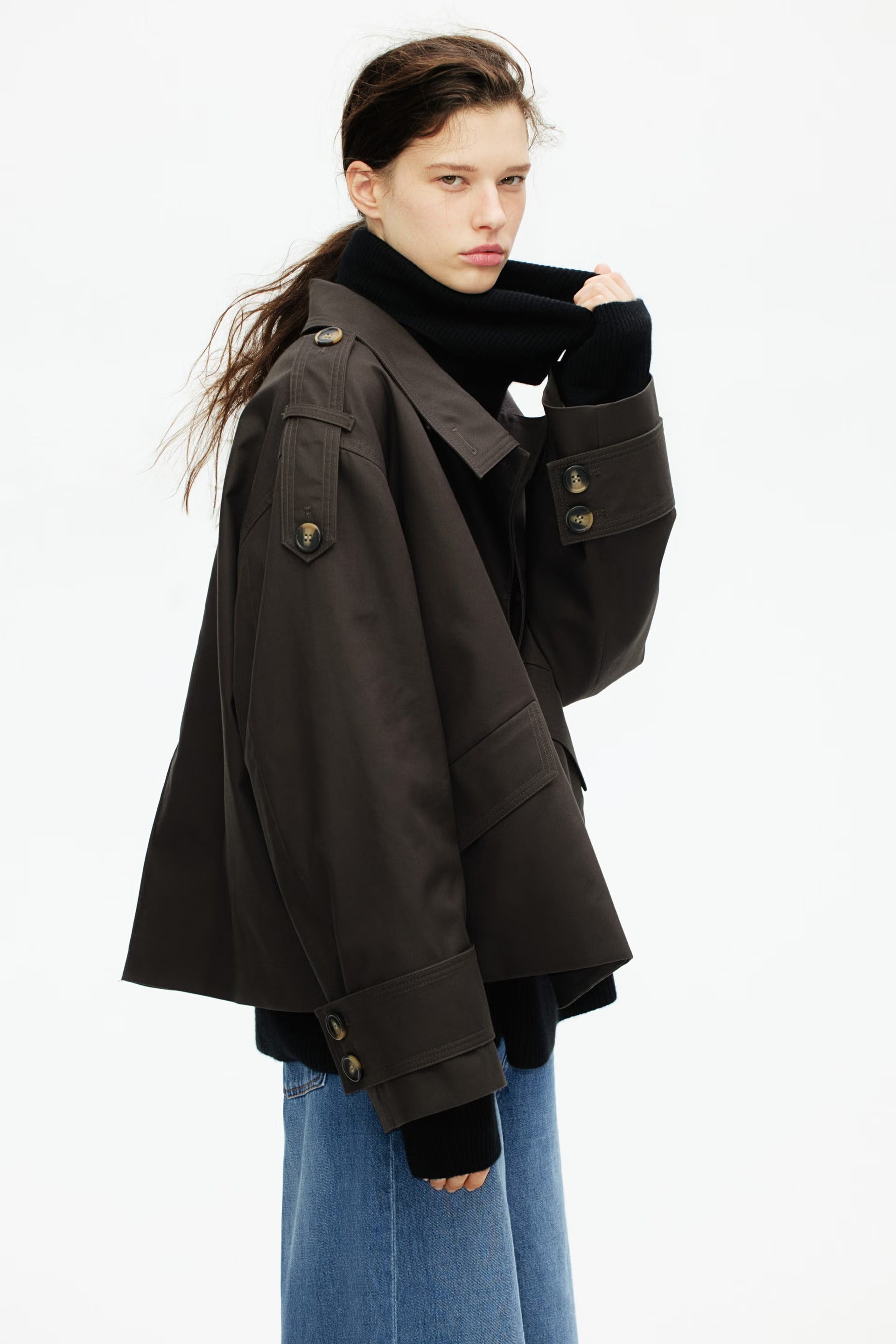 Eira | Structuré Trench Veste