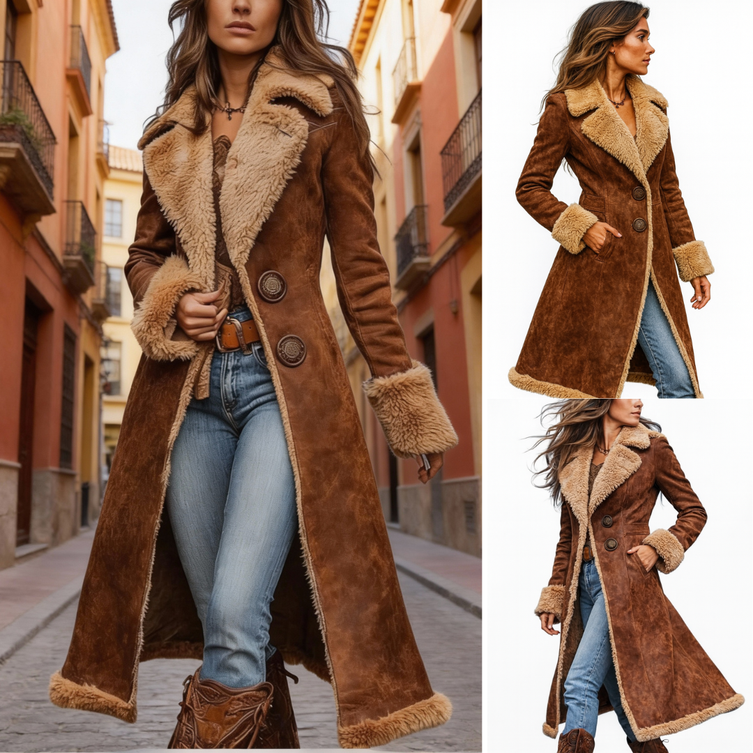 Céleste | Manteau Long d'Hiver Élégant