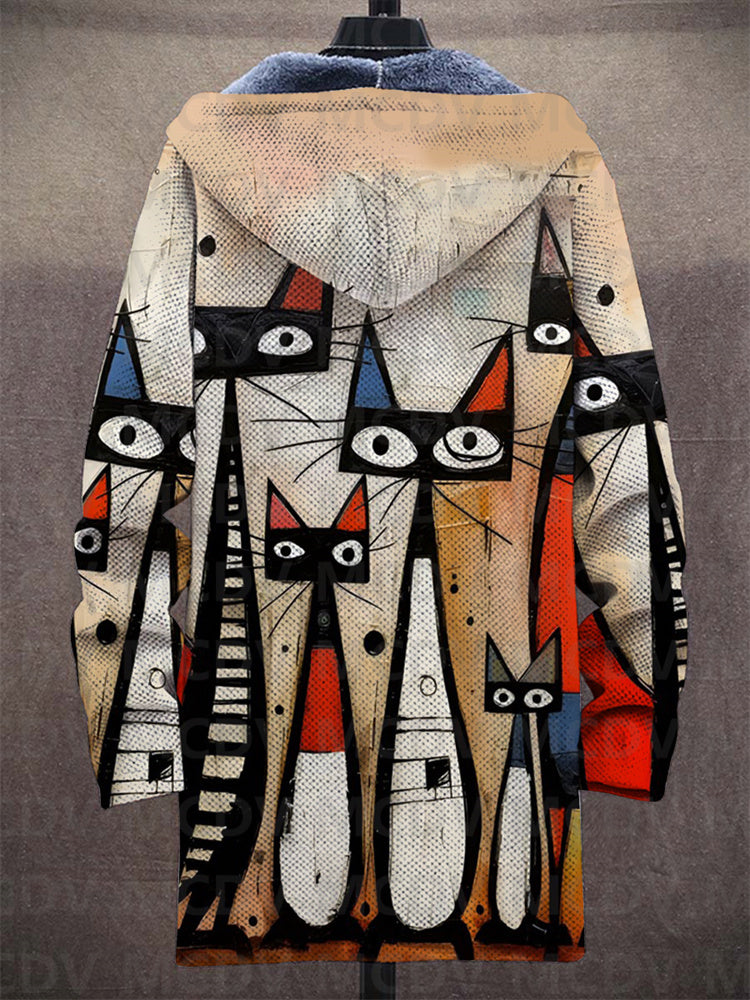 Nora | Veste à Capuche Artistique Zippée