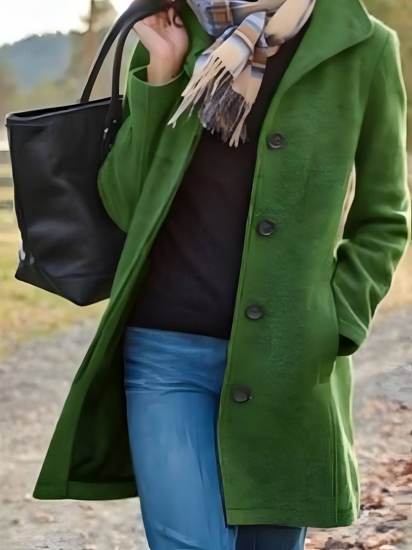 Lila | Manteau Long en Laine Rétro