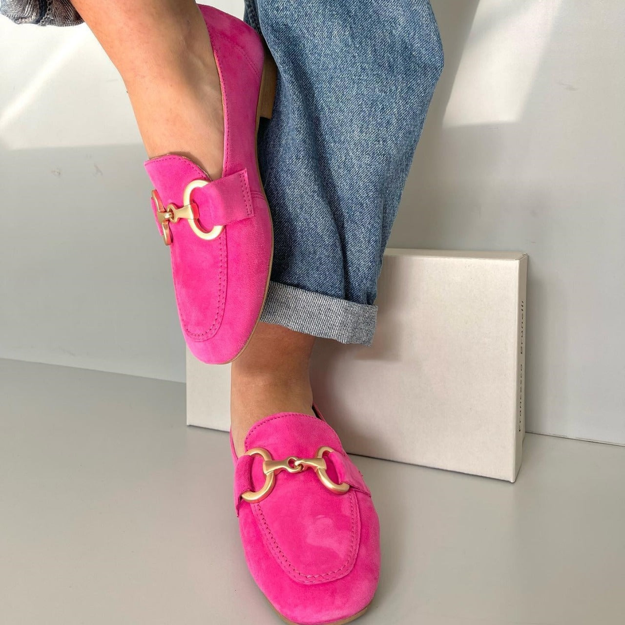 Natasha | Doré-Accented Mocassins