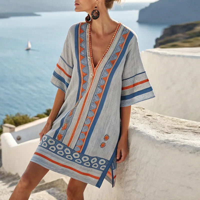 Élodie | Robe Maxi Fluide Décolleté V