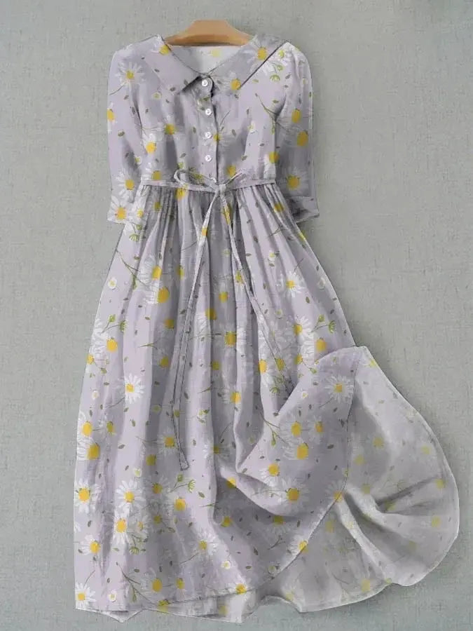 Olivia | Lilac Daisy Lin Robe