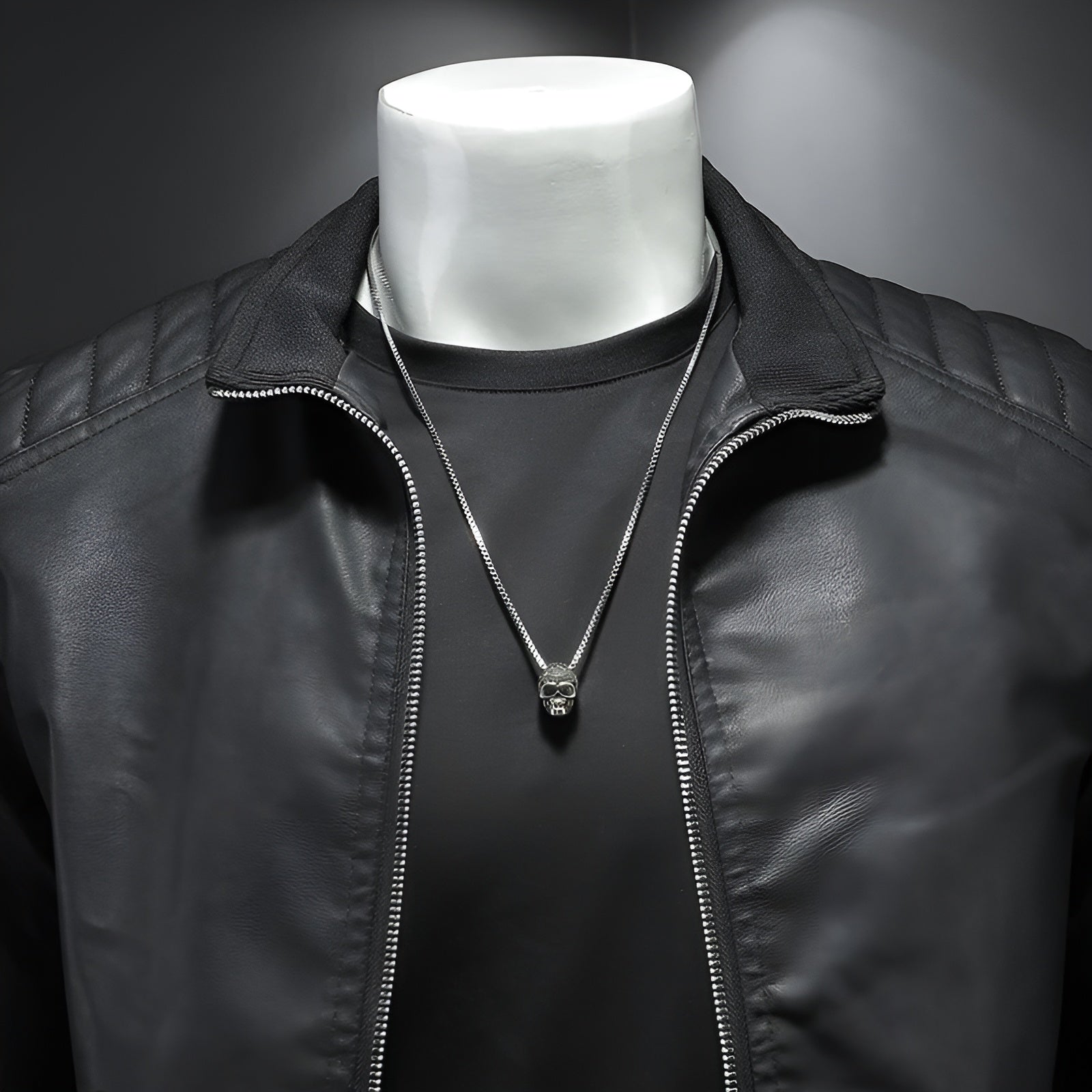 Quentin | Veste Cuir Premium Ajustée