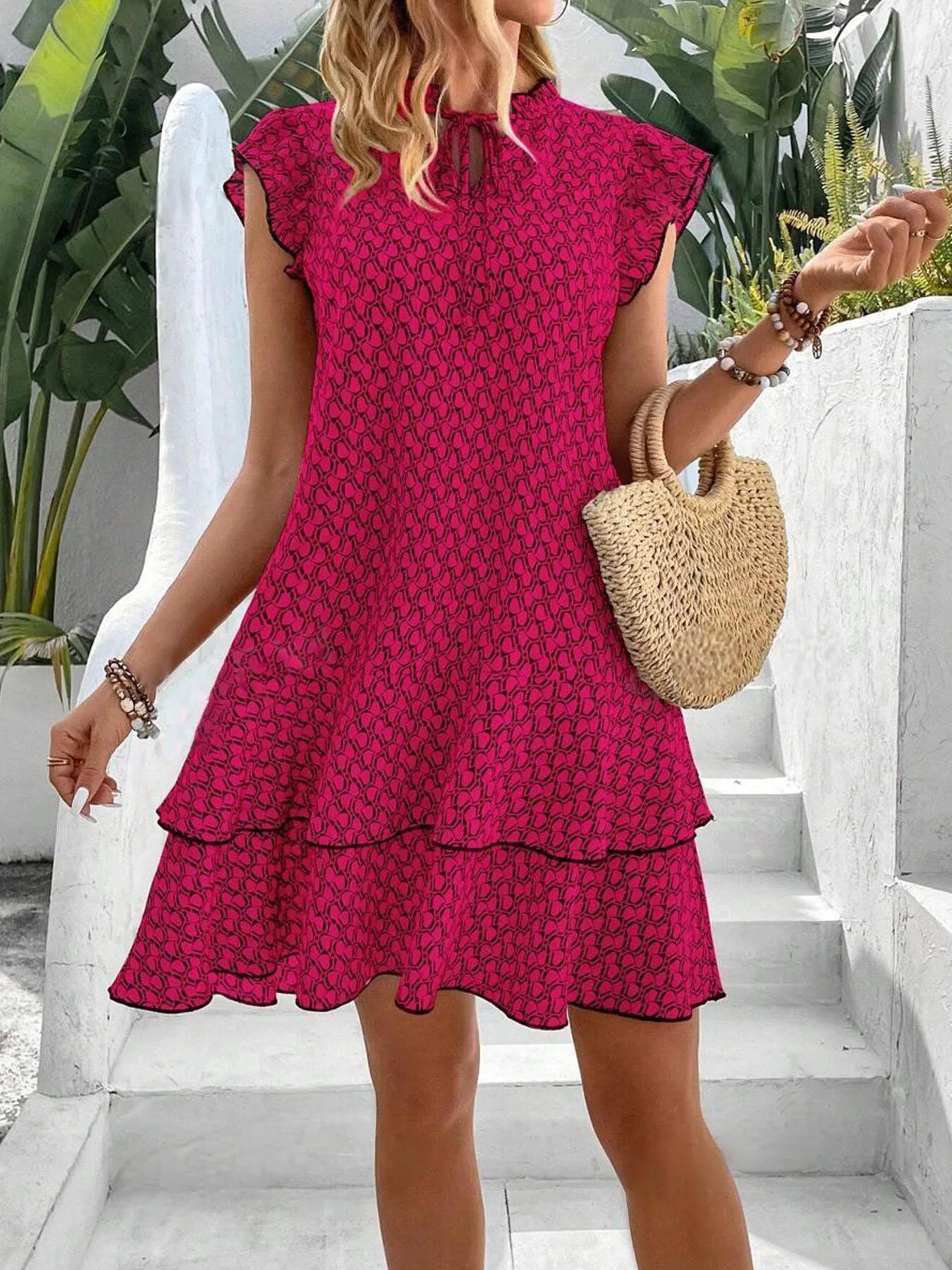 Seraphina | Floral Robe Mi-Longue