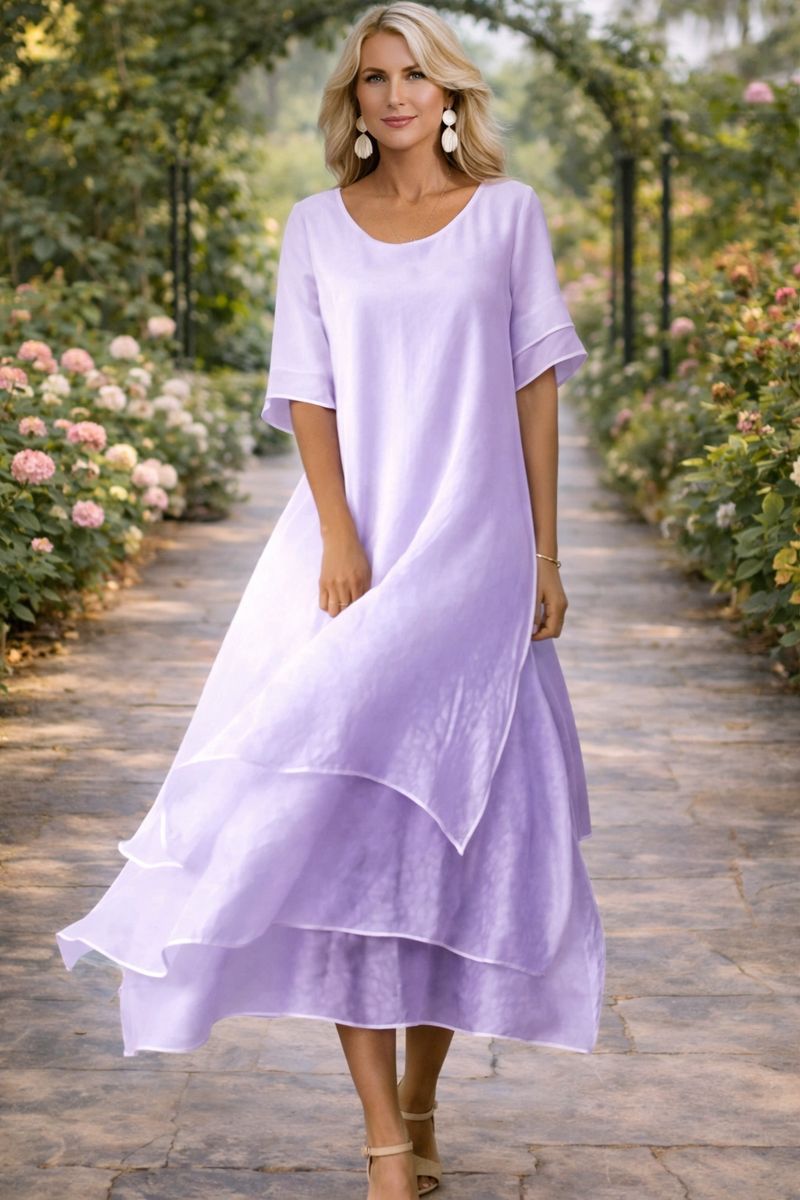 Céleste | Robe Fluide Élégante
