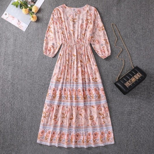 Marina | Bohème Robe Longue