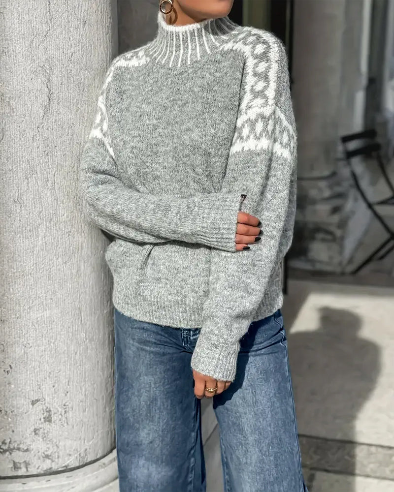 Mia | Côtelé Laine Pull