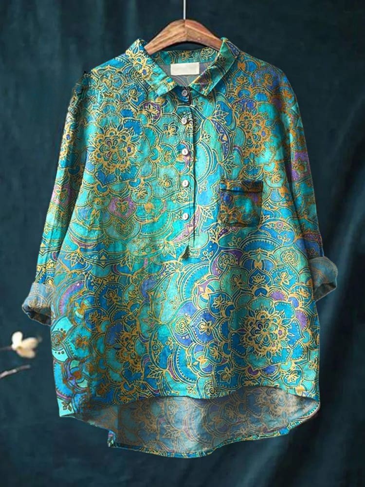 Céleste | Chemise Imprimé Mandala