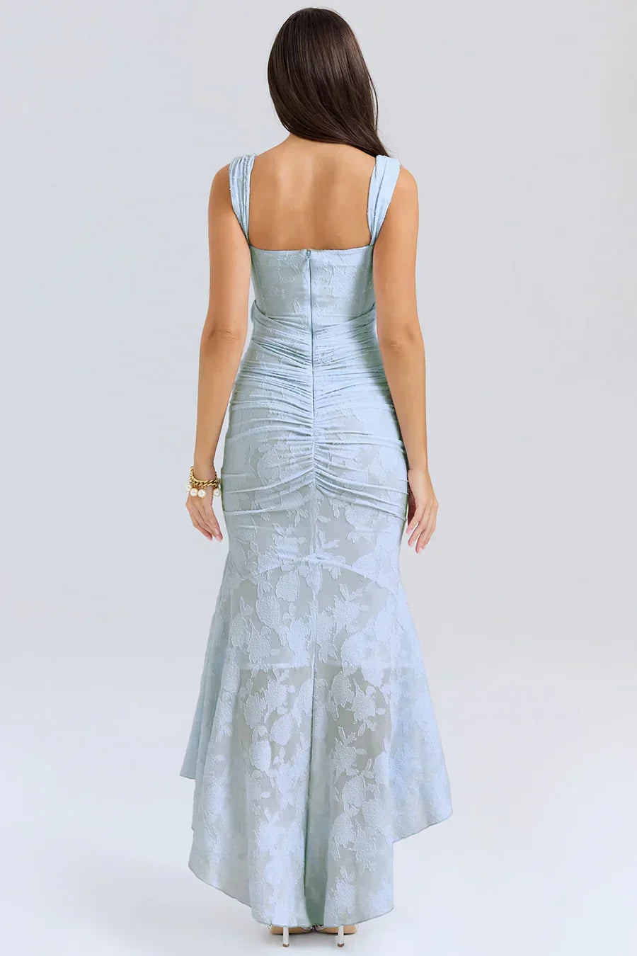 Seraphina | Sculpted Corset Robe Longue