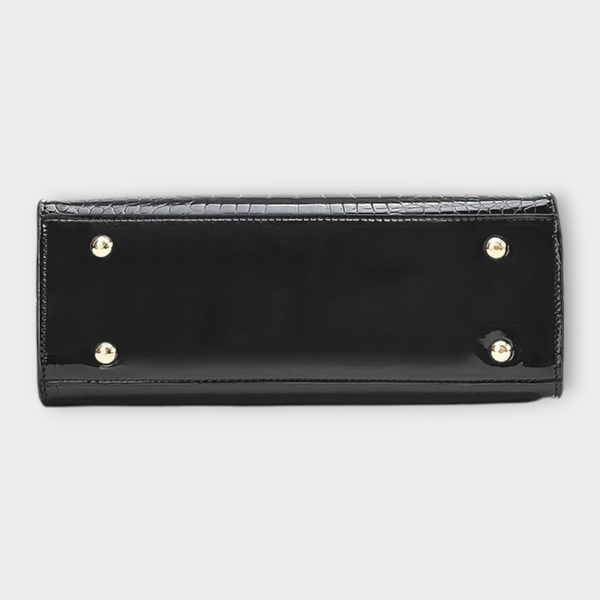 Capucine | Sac à Main Effet Croco Brillant