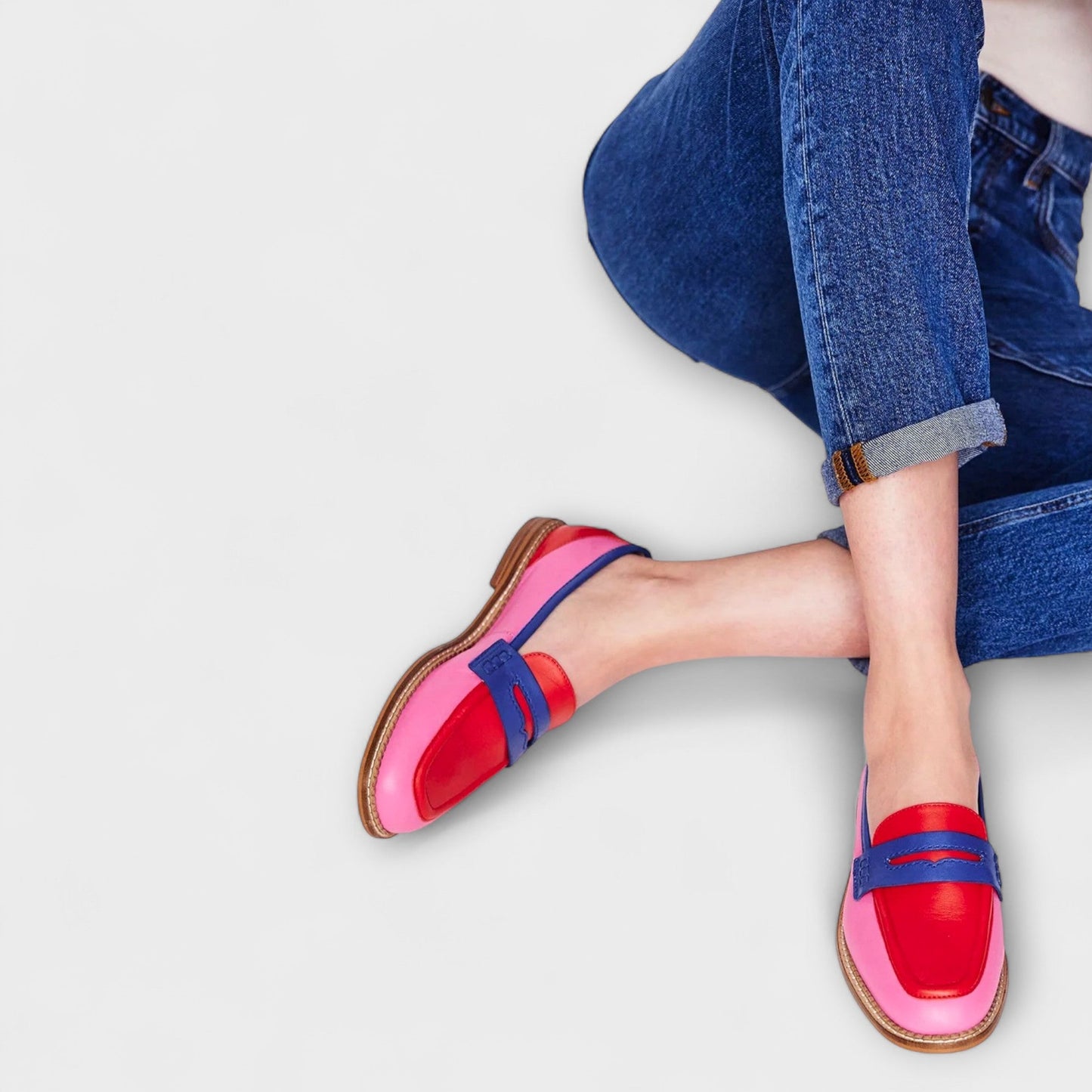 Ophelia | Patchwork Toile Mocassins