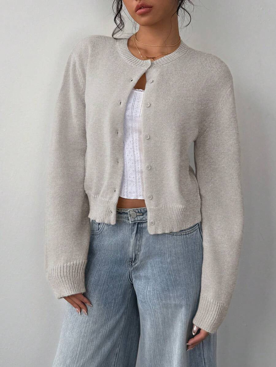Léa | Maille Côtelée Cardigan