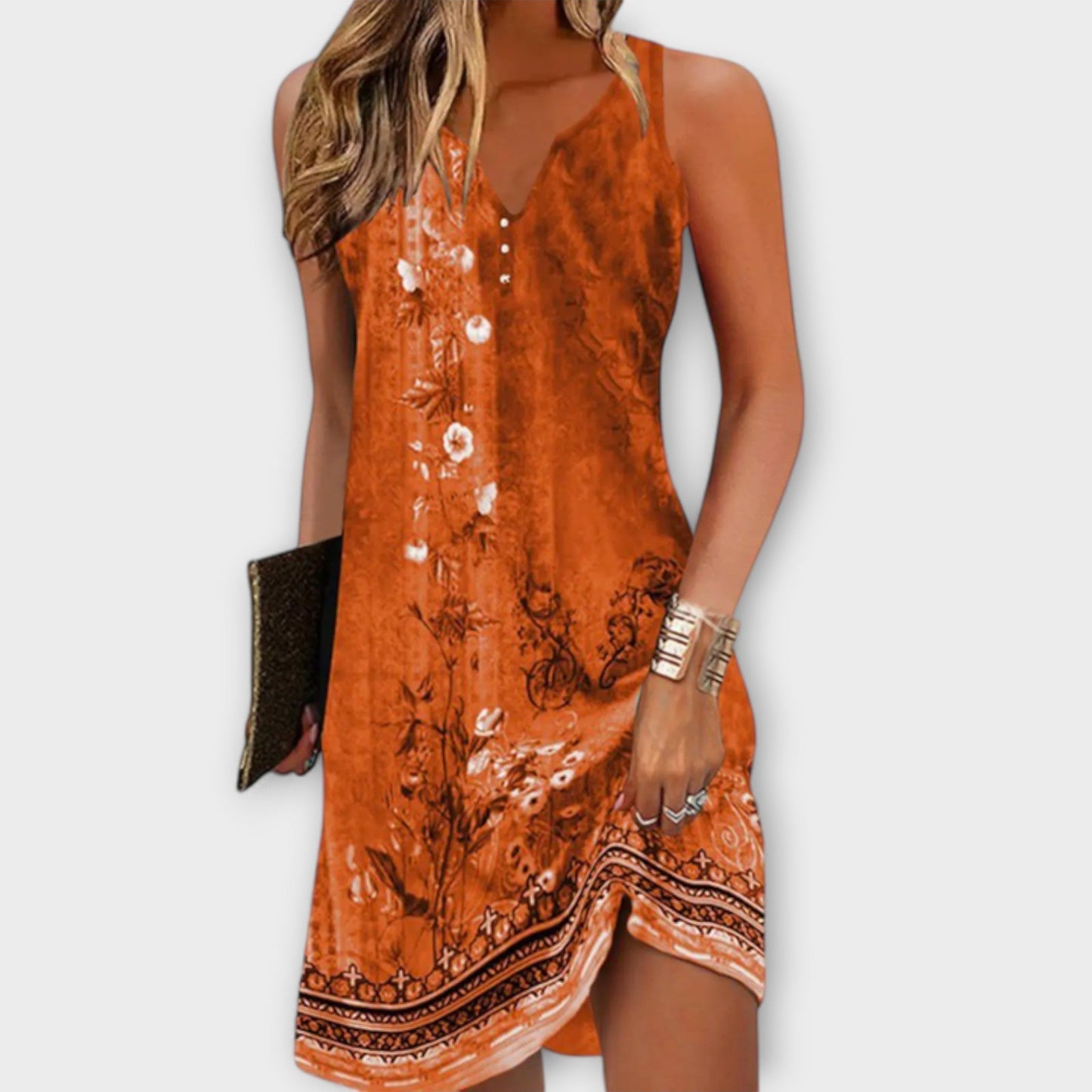 Gabrielle | Robe Midi Élégante