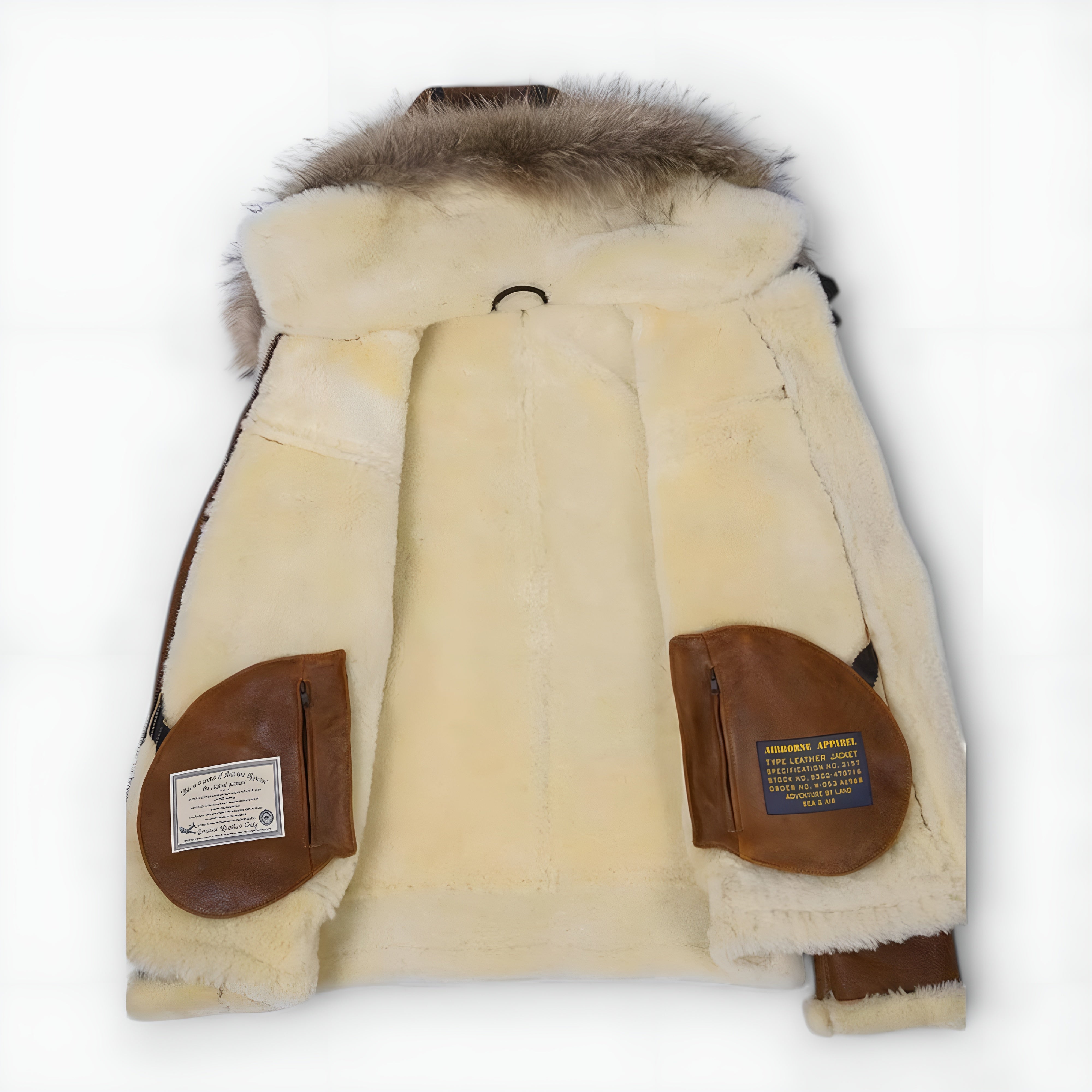 Maxime | Veste Bomber à Capuche Fourrure