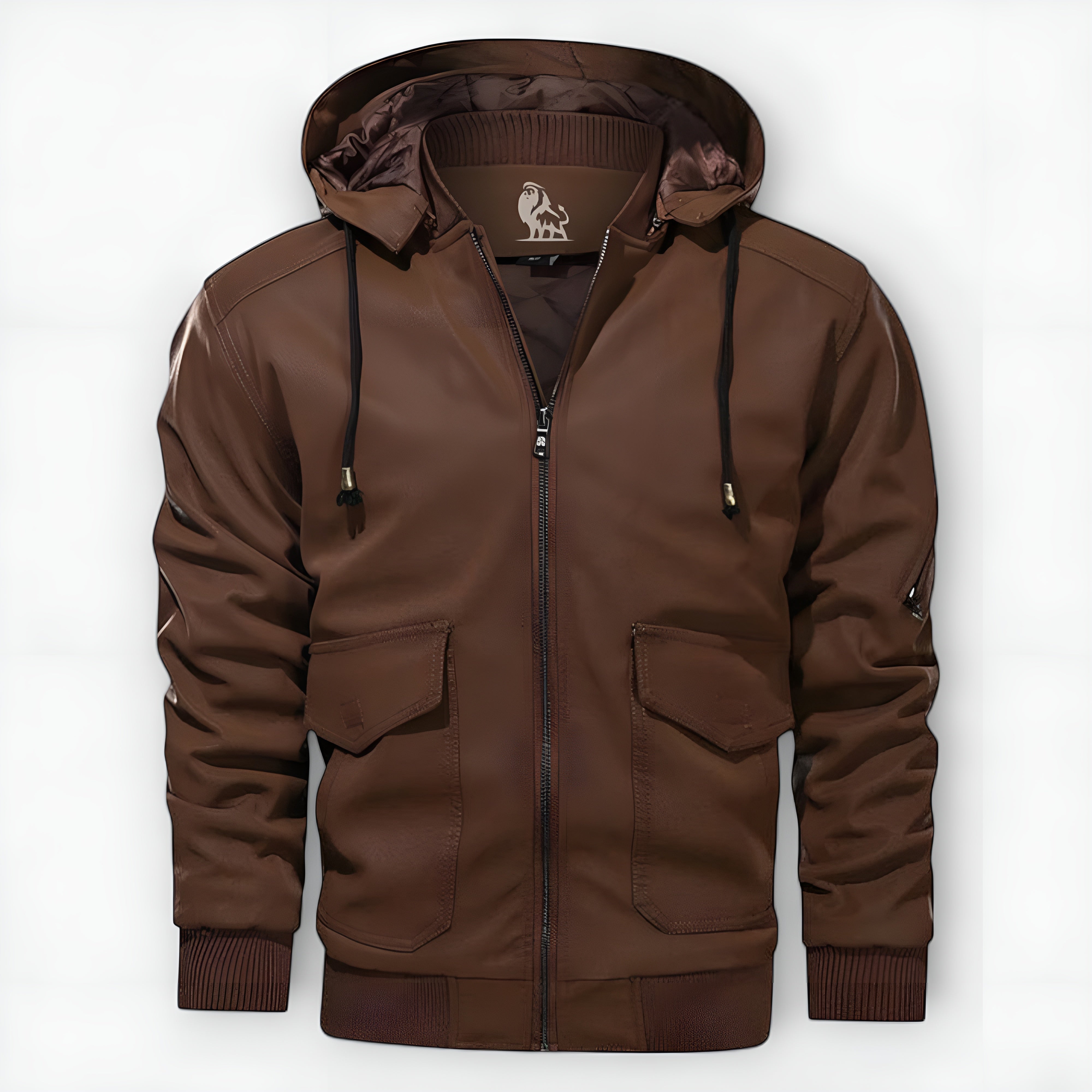Nolan | Veste Cuir Texturé Moderne