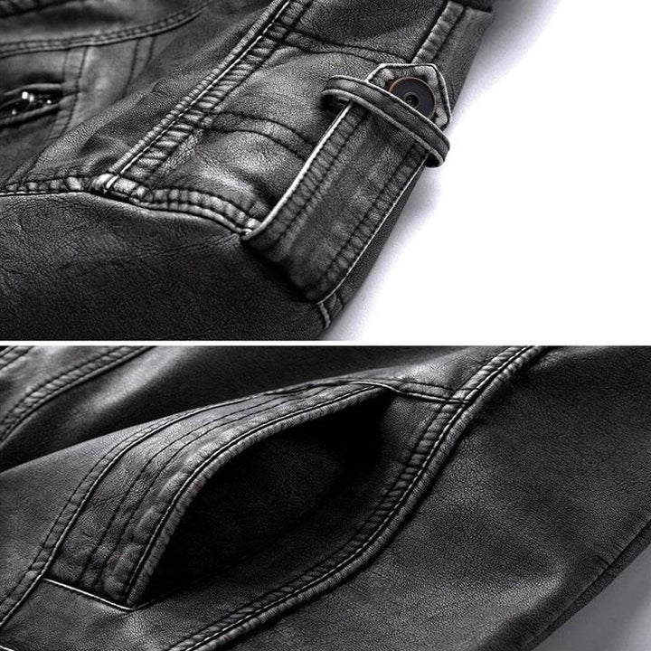 Léo | Veste Luxe Cuir Matelassée