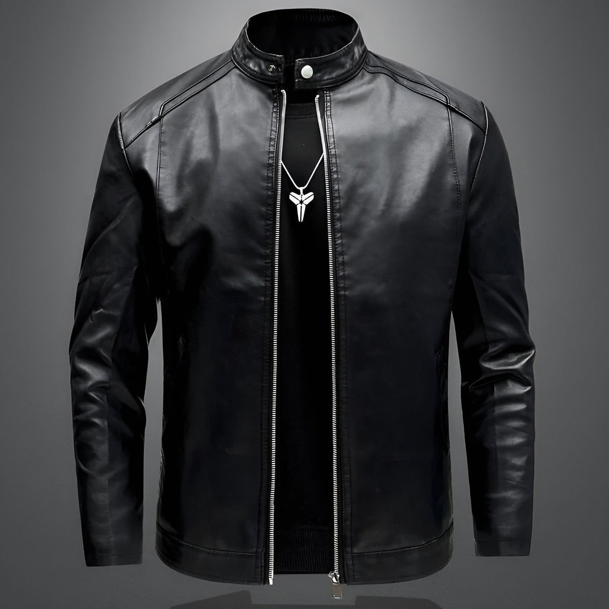 Matéo | Blouson Biker Cuir Élégant
