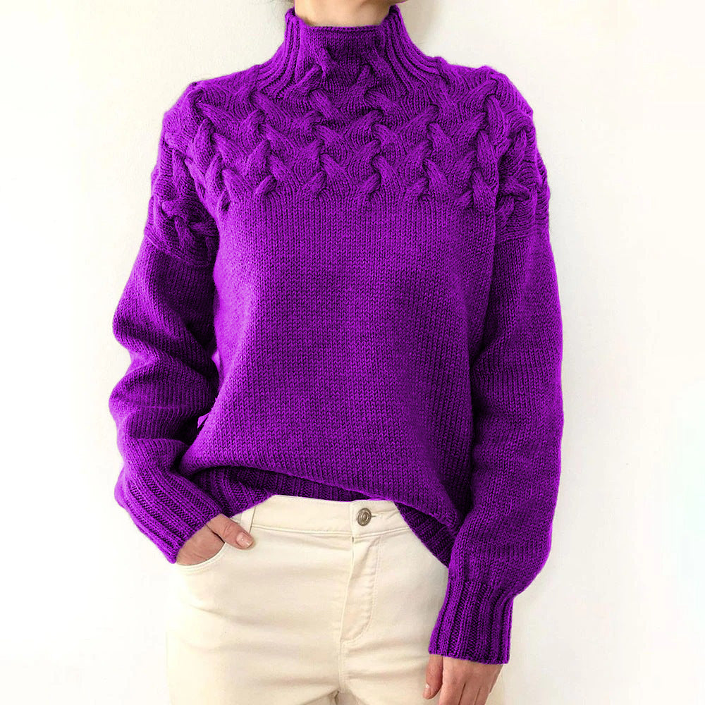 Evelyn | Douillet Maille Col Roulé Pull
