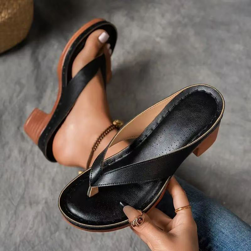 Chloé | Sandales à Talon Bloc Élégantes