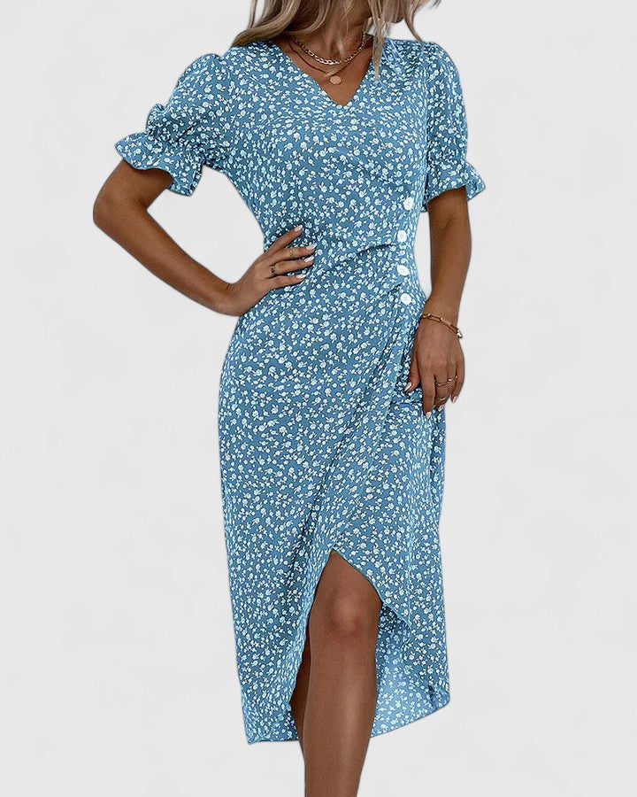 Seraphina | Décontracté Été Robe Mi-Longue