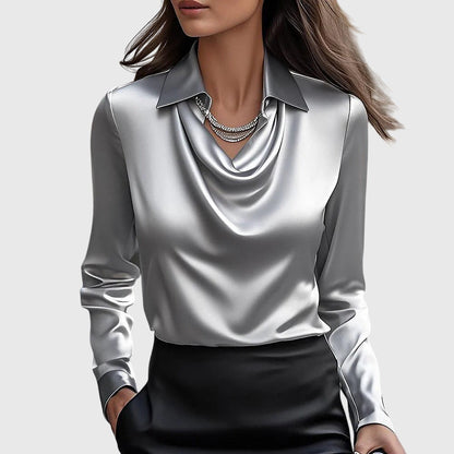Sophia | Luxe Plissé Blouse