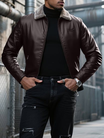 Eliott | Veste Aviateur Doublée Shearling