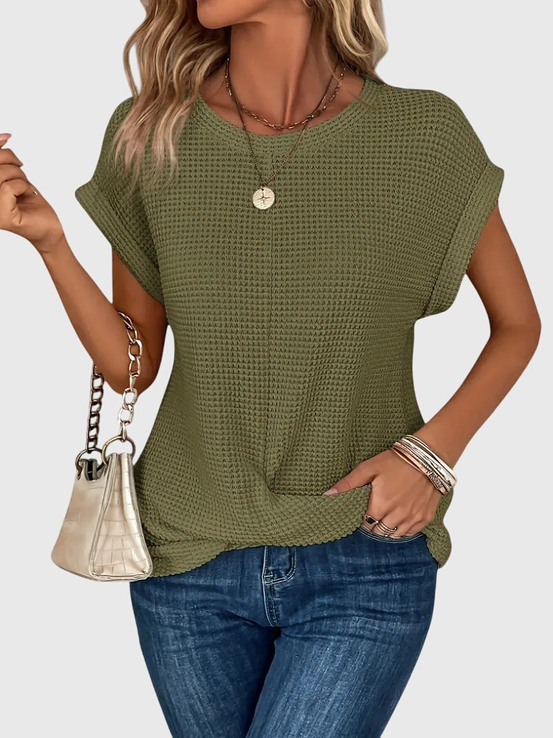 Chloe | Round Neck Classique Blouse