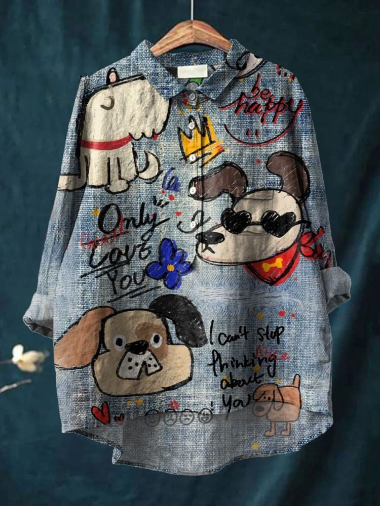 Chloé | Chemise Lin Imprimé Artistique